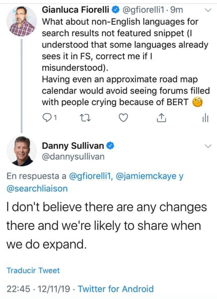 Gianluca Fiorelli Danny Sullivan